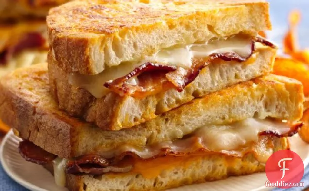 Beer Battered Grilled Cheese Sandwiches