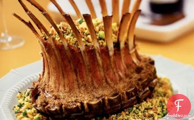 Crown Lamb Rack with Green Herb Couscous