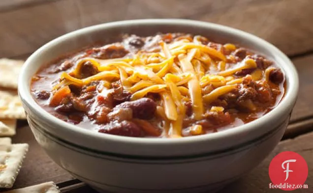 Spicy Slow Cooker Beef Chili