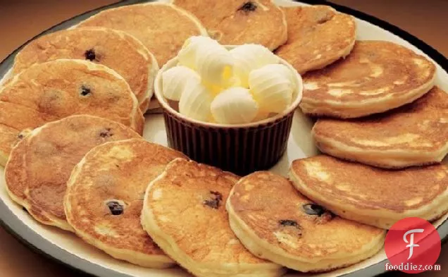 Sour Cream Blueberry Pancakes