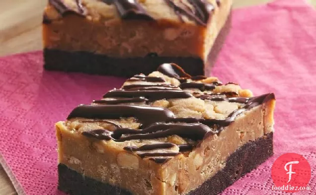 No-Bake Chocolate-Peanut Butter Candy Bars