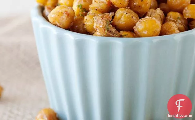 Chili and Lime Roasted Chickpeas