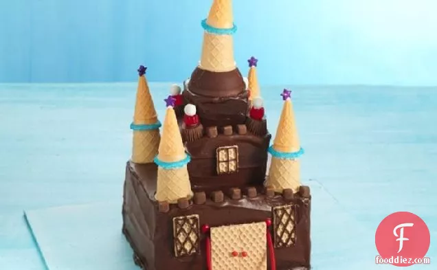 चॉकलेट राजकुमारी कैसल केक