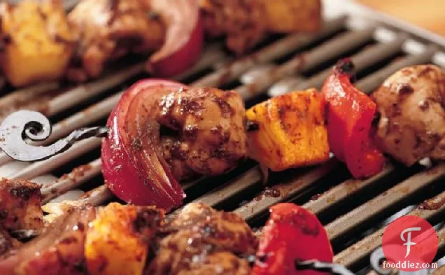 Grilled Jerk Chicken Kabobs