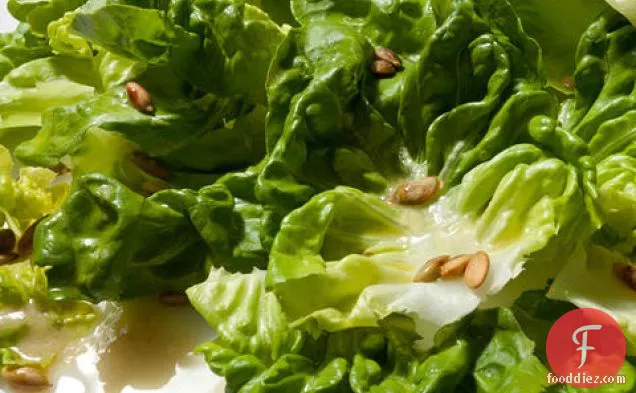 Butter Lettuce and Pumpkin Seed Salad