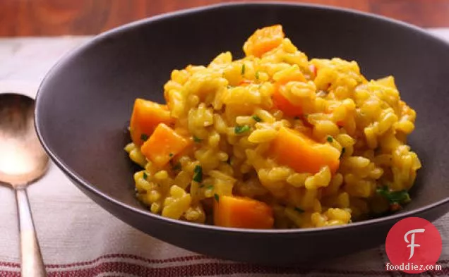 Squash and Saffron Risotto