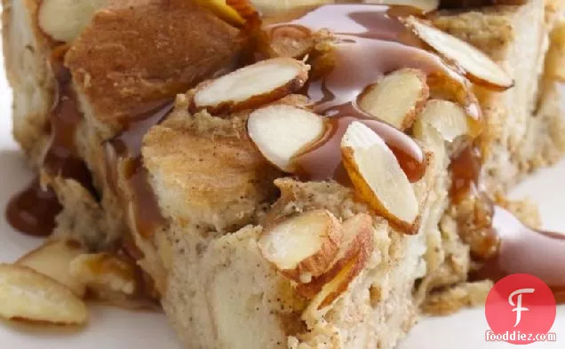 Apple and Caramel Bread Pudding