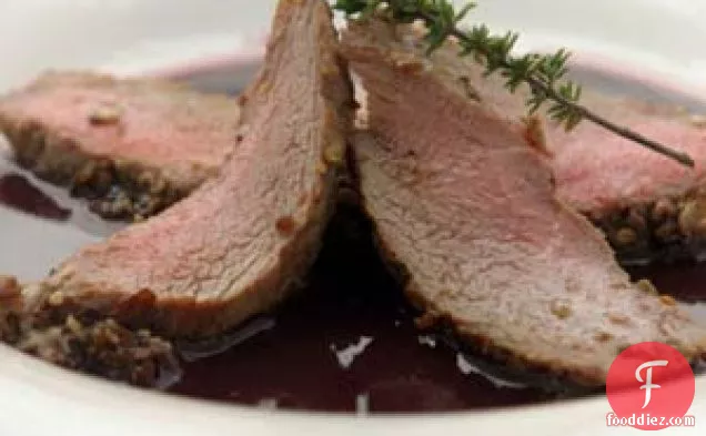 Mushroom-crusted Lamb Loin