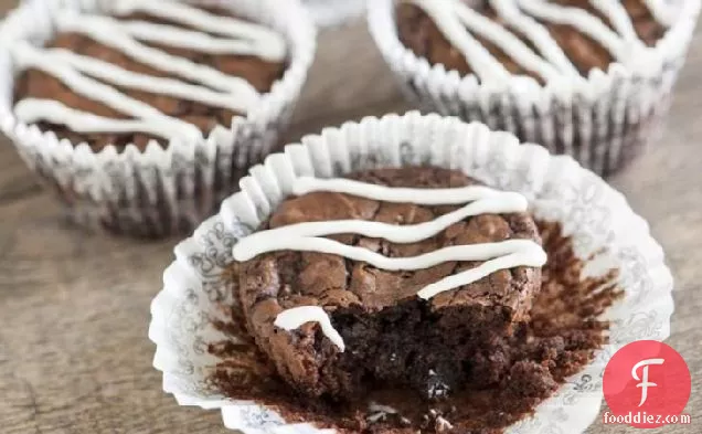 Moist and Figgy Brownie Cupcakes
