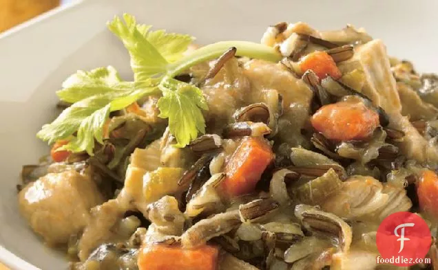 Slow-Cooker Turkey-Wild Rice Casserole