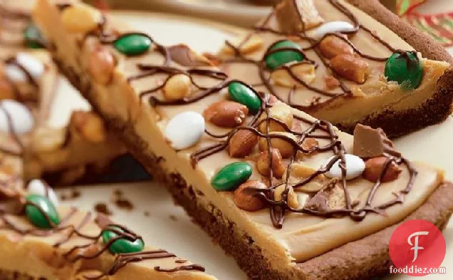 Chocolate Peanut Butter Candy Pizza