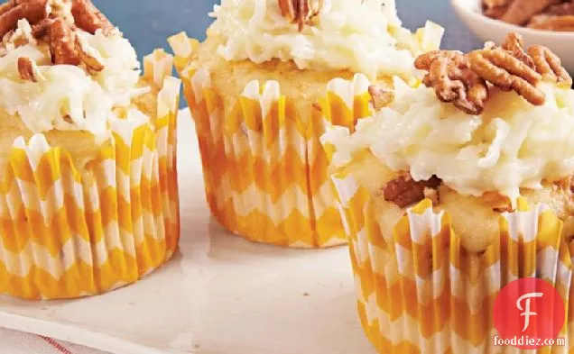 Coconut Pecan Cupcakes