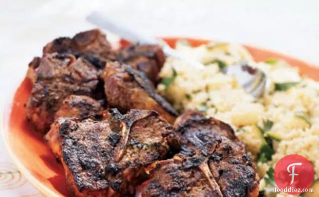 मसालेदार भेड़ का बच्चा चॉप