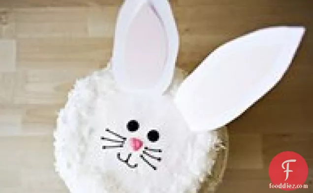 Bunny Cake with Fluffy Coconut Frosting