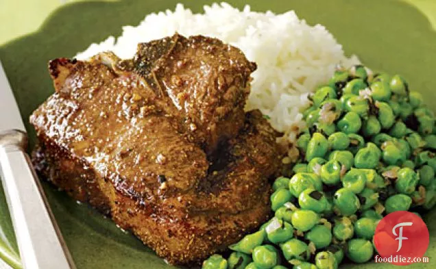 Lamb Chops with Basmati Rice