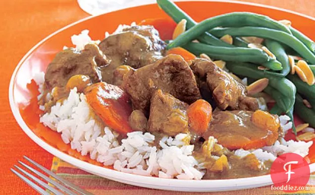 Curried Lamb Stew with Carrots
