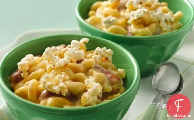 Beer-Cheese Mac and Sausages