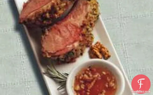 Walnut Encrusted Lamb