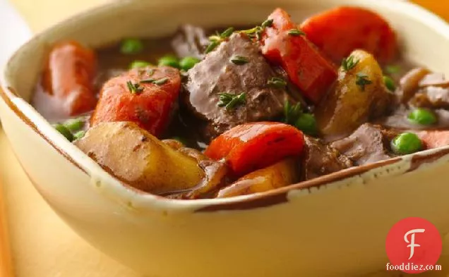 Slow-Cooker Caramelized Onion Beef Stew