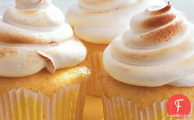 Lemon Meringue Surprise Cupcakes