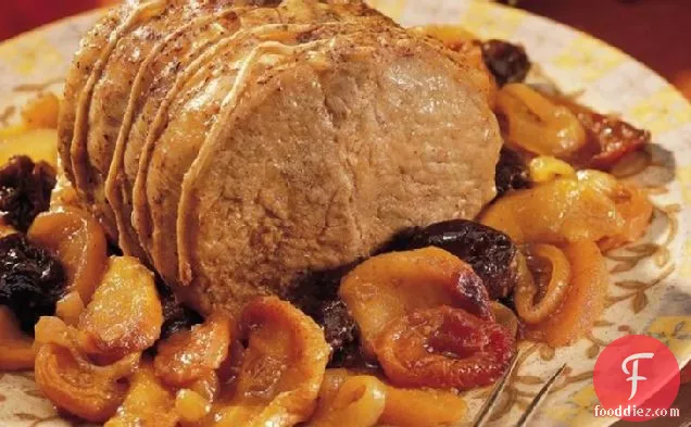 Slow-Cooker Roast Pork with Fruit
