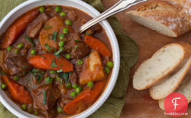Guinness Lamb Stew With Vegetables