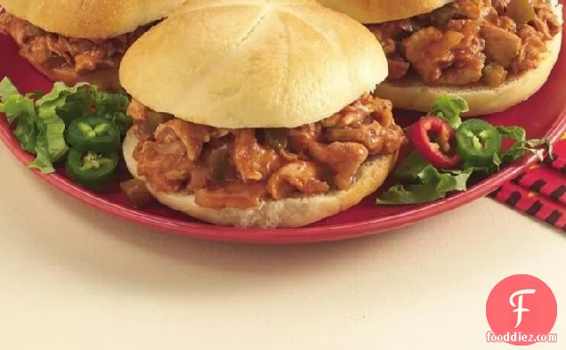 Slow-Cooker Turkey Barbecue Sandwiches