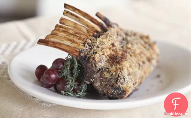 Rosemary-Crusted Rack of Lamb With Balsamic Sauce