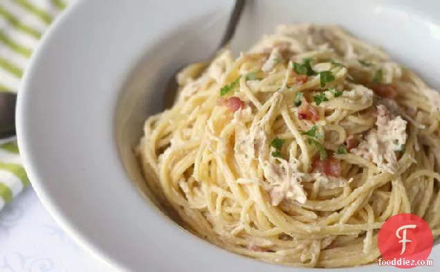 Slow-Cooker Bacon-Ranch Chicken and Pasta