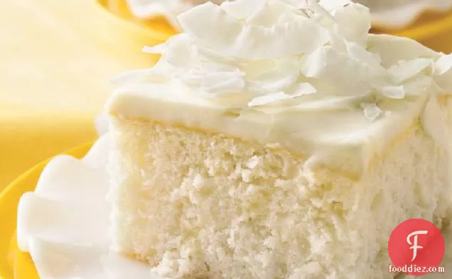 Coconut Cake with White Chocolate Frosting