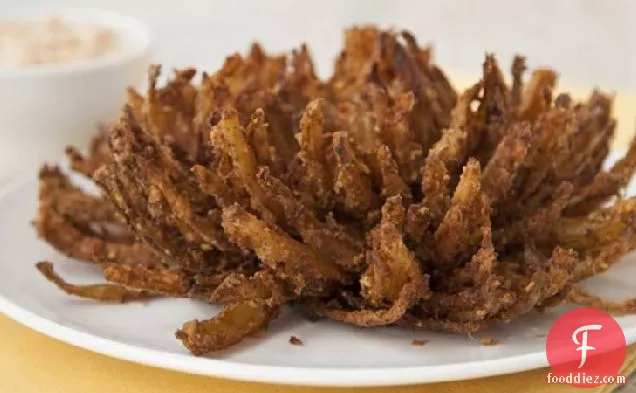 Chex® Blooming Onions with Bacon Chipotle Dip
