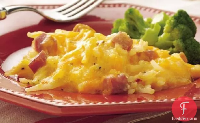 Ham and Hash Brown Casserole