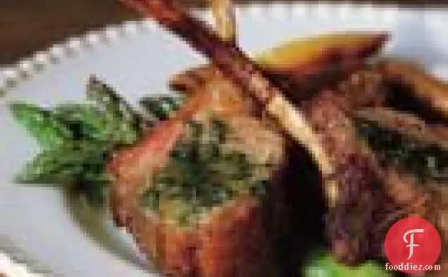 Rack Of Lamb With Mint Sauce
