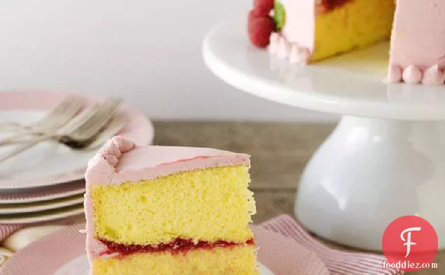 Lemon-Raspberry Celebration Cake