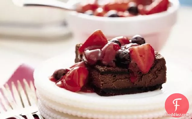 Chocolate-Berry Cheesecake