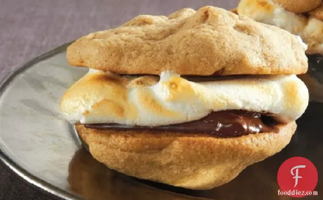 Cinnamon-Pecan Cookie S’mores