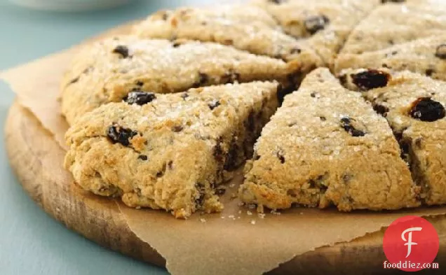 Buttery Cherry-Chip Scones (White Whole Wheat Flour)