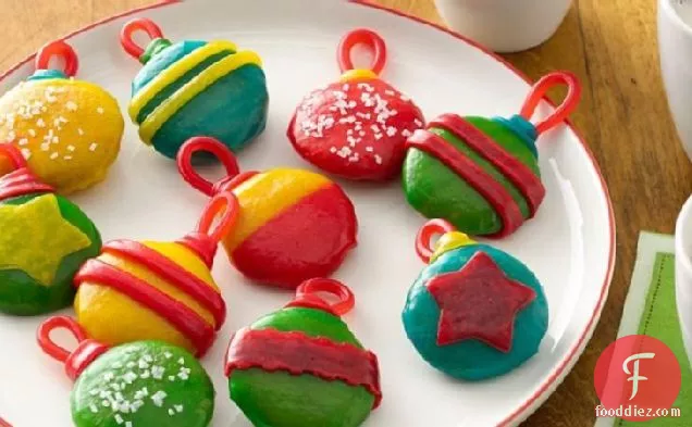 No-Bake Holiday Cookie Ornaments