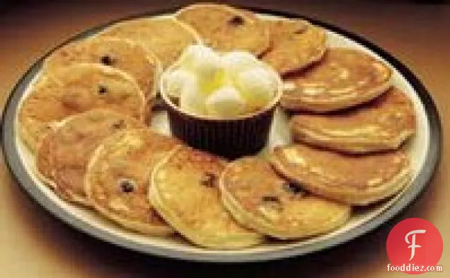 Sour Cream-Blueberry Pancakes