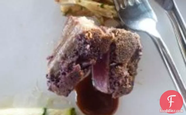 Gilles Charpy's Lamb Loin With A Tapenade Crust