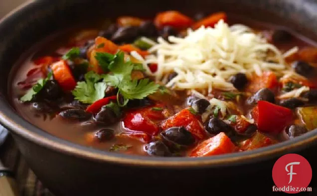 Black Bean Chili with Cilantro