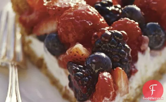 Mixed Berry Pie with Lactose Free Yogurt