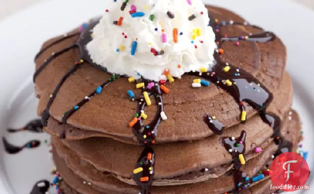Brownie Batter Pancakes