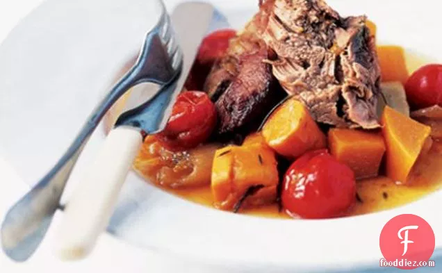 Slow-cooked Lamb With Vegetables