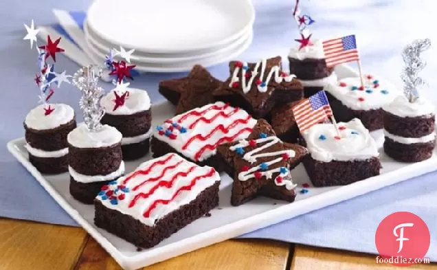 Stars and Stripes Brownies