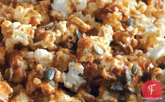 Pumpkin Seed Popcorn Snack Mix