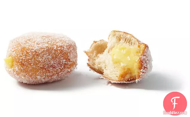 Sufganiyot (Hanukkah Donuts) with Ginger-Lime Curd