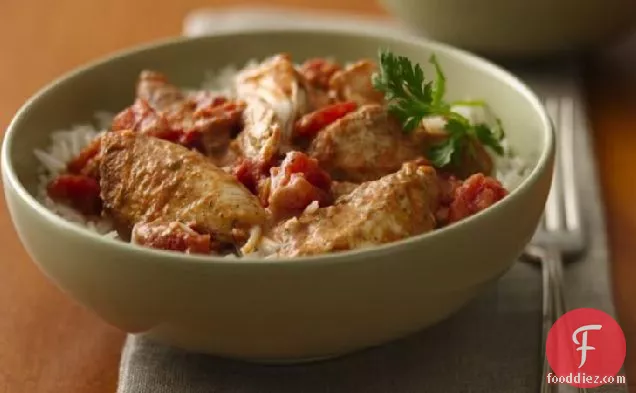 Quick Spicy Chicken with Peanut Sauce