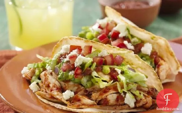 Chipotle Chicken Puffy Tacos