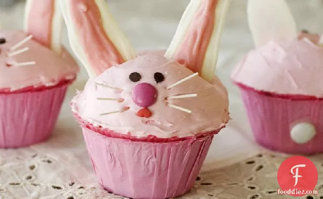 Pink Bunny Cupcakes
